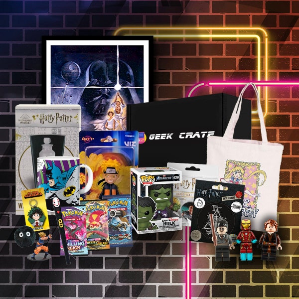 Geek und Gamer Geschenkbox | Figuren, Kunstwerke, Accessoires & Mehr!