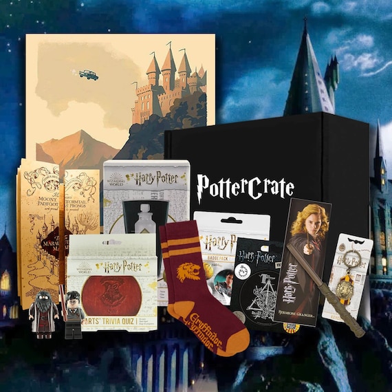 Boîte souvenir de Harry Potter. Boîte de Harry Potter. Décor de Harry Potter.  Breloques. Sorts. Po…