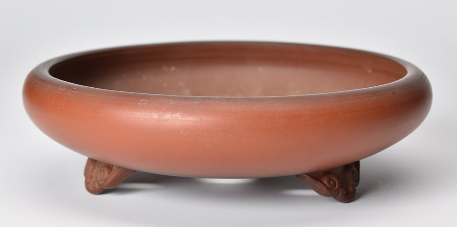 Unglazed Round Japanese Bonsai Pot Bigei Etsy