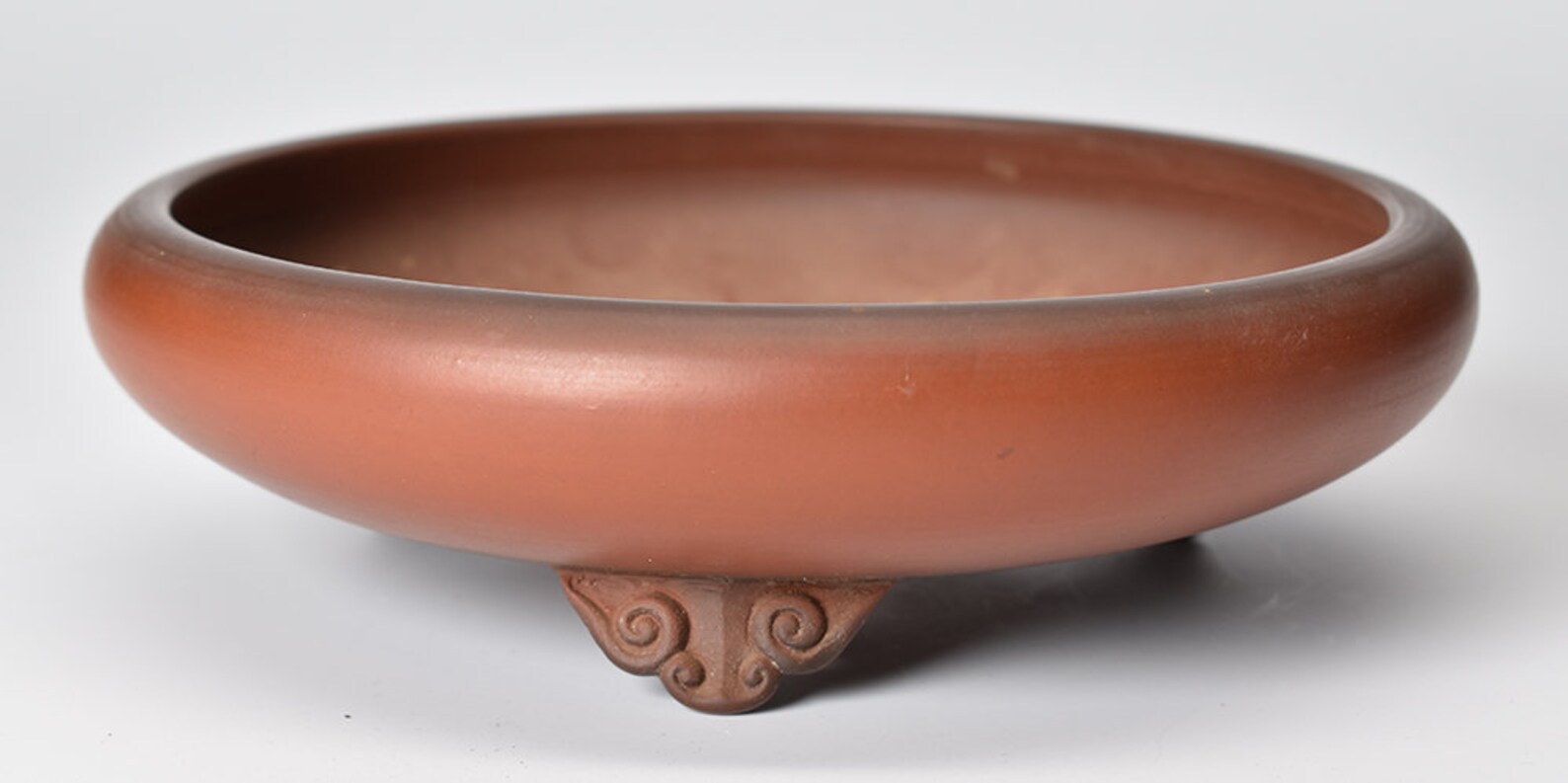 Unglazed Round Japanese Bonsai Pot Bigei Etsy