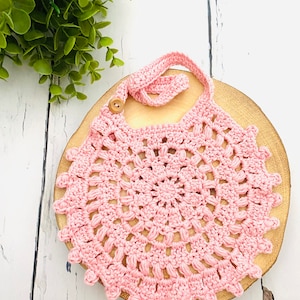 Baby Bib Crochet Pattern/ Bib Pattern/ Crochet Baby Patterns/ Baby Patterns/