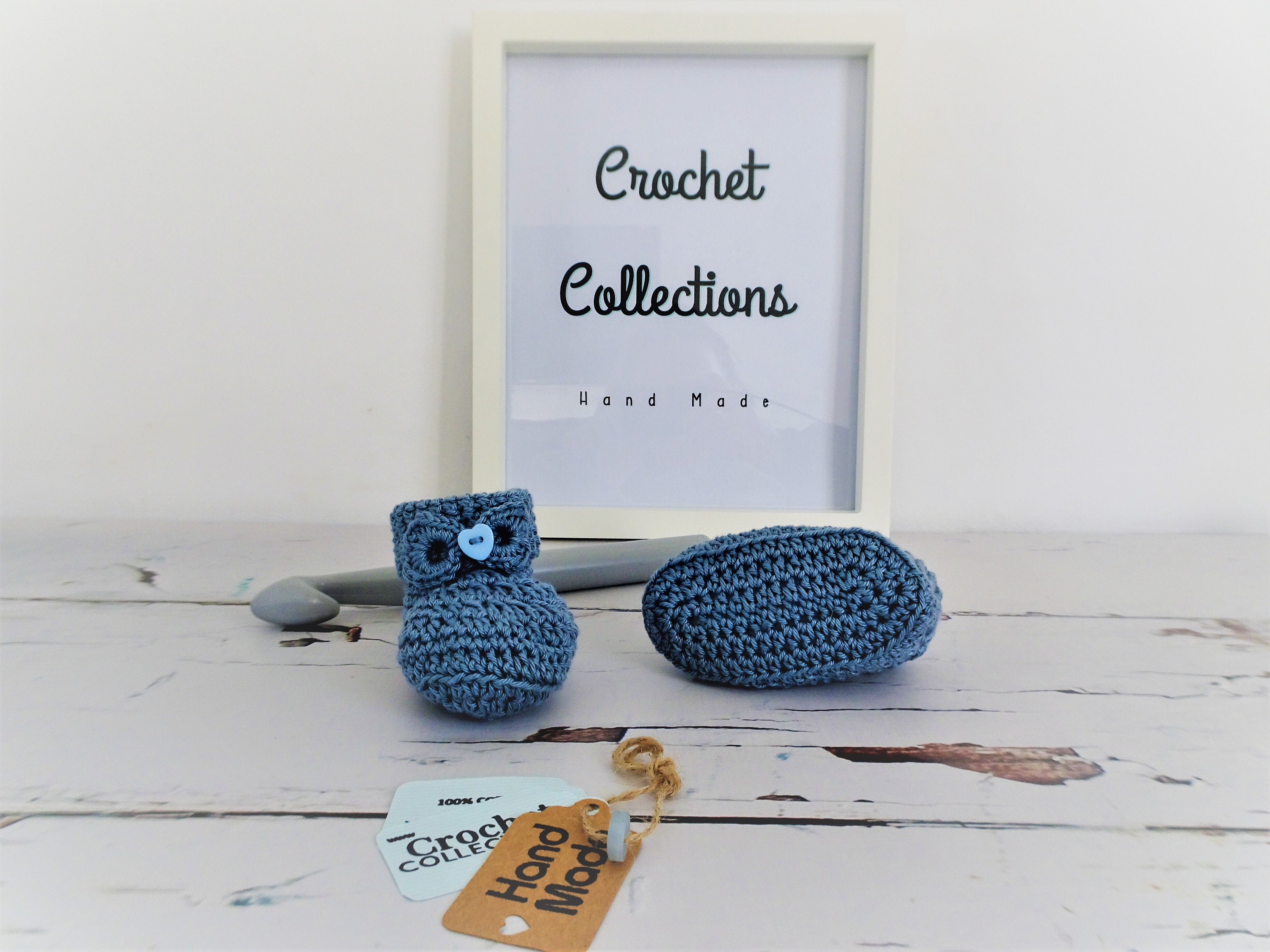 free crochet booties pattern