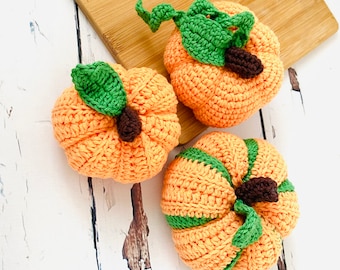 Pumpkin Crochet Pattern/ Pumpkin Pattern/ Crochet Pumpkin Pattern/ Knitted Pumpkin Pattern
