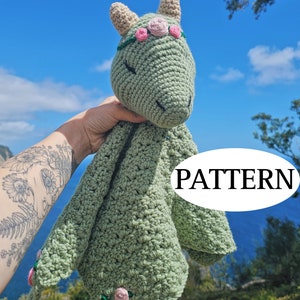 Rosie the Dragon Pattern // Dragon Lovey