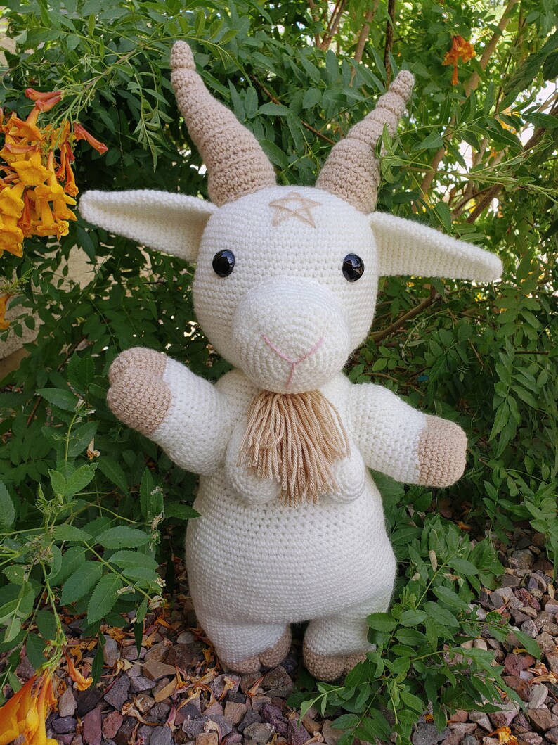 The Baphomets Pattern Pack / Sowohl Kuschelbaphomet als auch Taschenbaphomet / Häkelbaphomet Bild 5