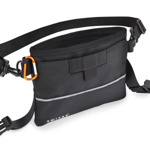 TWIVEE – Dog food bag – Treat bag with one-hand snap closure – Food bag for dog training