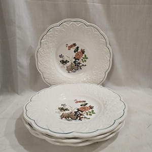 Vintage Wedgewood Eastern Flowers Salad/Soup Bowls