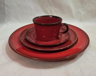 Marco vintage Metlox Poppy Trail Red para uno