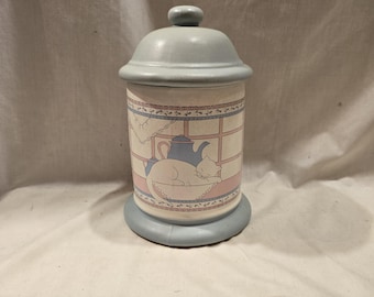 1980年代ヴィンテージ ハウス・オブ・ロイド 猫の子猫クッキージャーキャニスター