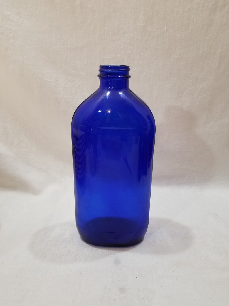 Phillips Milk Of Magnesia Glass Bottle Large Vintage Phillips Milk of Magnesia Cobalt Blue Glass Bottle - Etsy