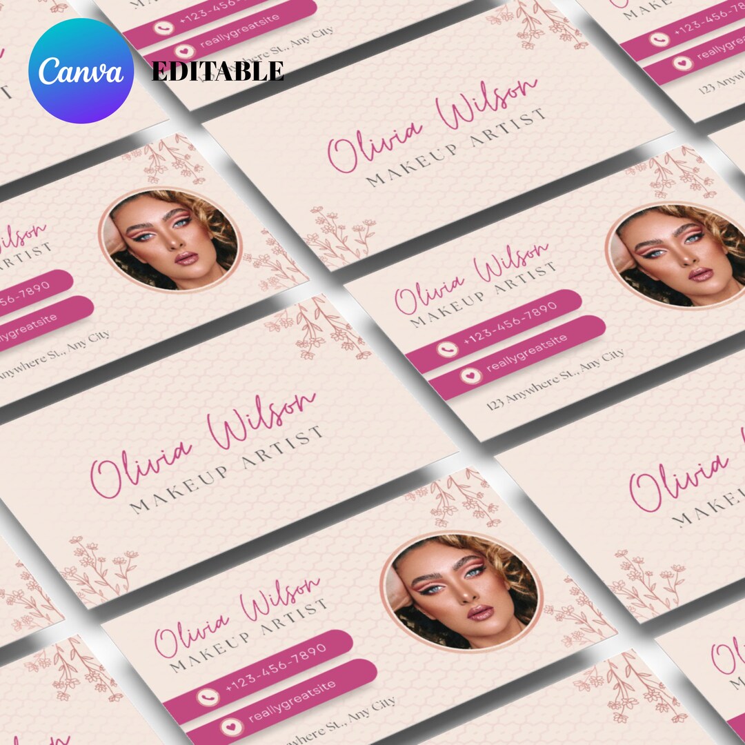 Hair Stylist Business Card Template, Hair Business Card Template, Luxury Business Card Template