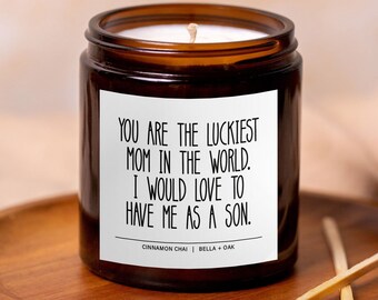 Mothers Day Gift from son, Mothers Day Candle Funny, Gift for Mom, Mothers Day from Son, Funny Mothers Day Gift, Mom Birthday,Sarcastic Gift