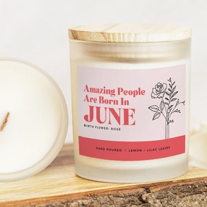 June Birthday Gifts, Birthday Gift for Her, Best Friend Gift, Rose Gift, Honeysuckle Gift, June Birth Month Flower, Gift for Mom,Womens Gift