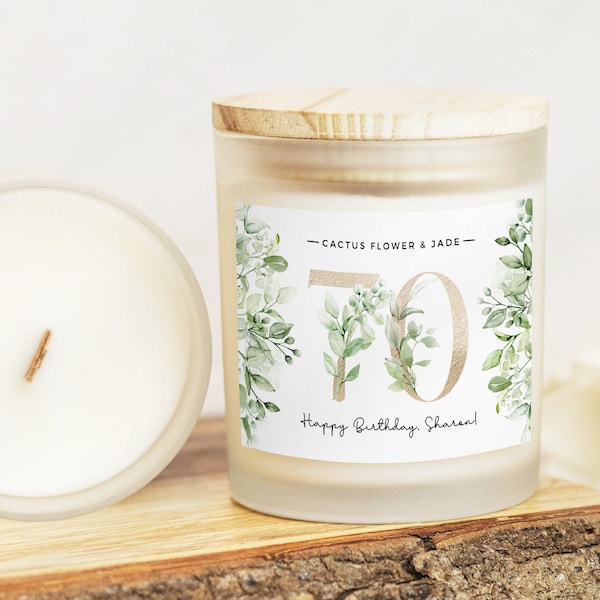 presents 90 year old lady 70th Birthday Gift, Happy 70th Birthday Candle, Gift for women, Gift for mom, Turning 70 Gift, Gift for Grandma,70 Year Old,Birthday Present