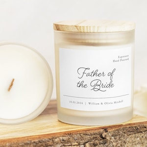 Father of the bride gift from daughter, gift from bride, parent wedding gift, bridal gift, Dad wedding gift, gift from son, Father of bride