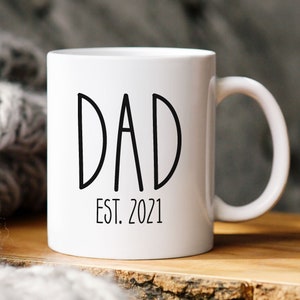 New Dad Gift, Dad Established, Fathers Day Gift, Fathers Day Mug, New Dad Mug, Gift for New Father, Dad Fathers Day, 1st Fathers Day Gift