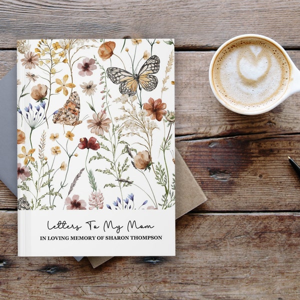 Letters to my Mom, Mom Memorial Gift, Loss of Mother, Grief Journal, In Memory of Mom, Mom Sympathy Gift, In Memory of Mama, Letters to Mama