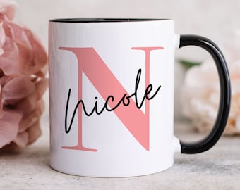 Name Mug, Personalized Name Mug, Monogram Mug, Custom Name Mug, Name Mug for Women, Initial Mug, Personalized Name Coffee Cup