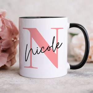 Name Mug, Personalized Name Mug, Monogram Mug, Custom Name Mug, Name Mug for Women, Initial Mug, Personalized Name Coffee Cup