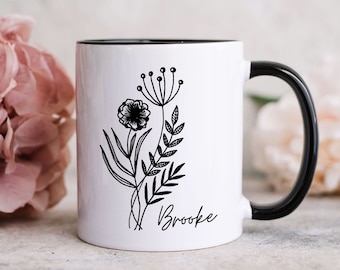 Custom Coffee Mug, Personalized Mug, Name Mug, Custom Mug, Personalized Gift for Women, Name Coffee Cup, Gift for Mom,Gift for Woman,for her