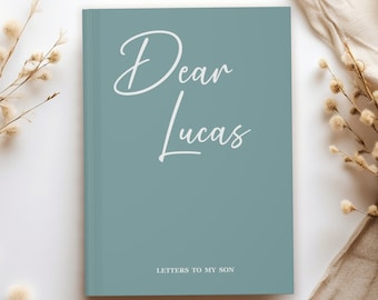 Letters to my Son or Daughter Journal, Personalized Hardback Journal, Christmas Gift for Mom or Dad, Birthday Letters, Custom name Notebook