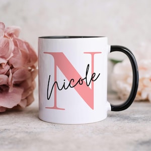 Name Mug, Personalized Name Mug, Monogram Mug, Custom Name Mug, Name Mug for Women, Initial Mug, Personalized Name Coffee Cup