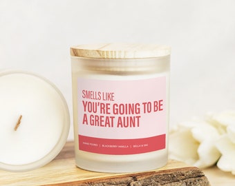Pregnancy Announcement to Great Aunt, New Great Aunt Gift, Auntie pregnancy Reveal, Baby Announcement, Going to be a Great Aunt Announcement