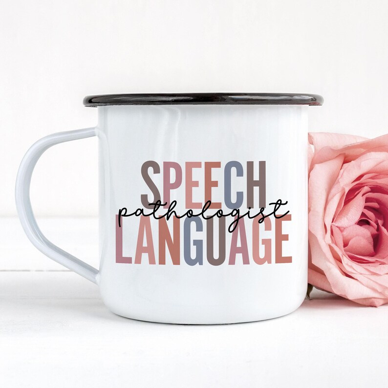 Regalo de terapia del habla, regalo para terapeuta del habla, regalo para logopeda, regalo para patólogo del habla y el lenguaje, regalo para SLP, taza de terapia del habla, taza para terapeuta del habla imagen 5