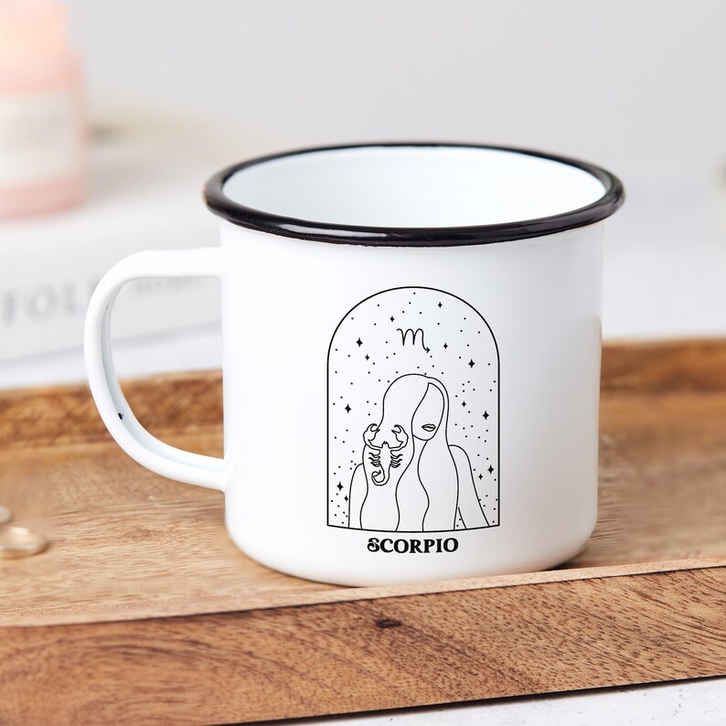 Scorpio Birthday Mug, Scorpio Zodiac Gift, October Birthday, November Birthday, Horoscope Mug,Astrology Mug,Scorpio Gift,Scorpio Mug for her image 7