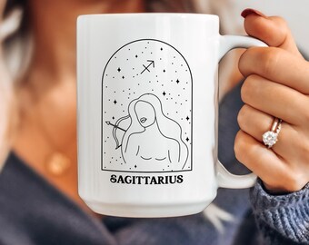 Sagittarius Birthday Mug, Sagittarius Zodiac Gift, November Birthday, December Birthday,Horoscope Mug,Astrology Mug,Sagittarius Gift for her