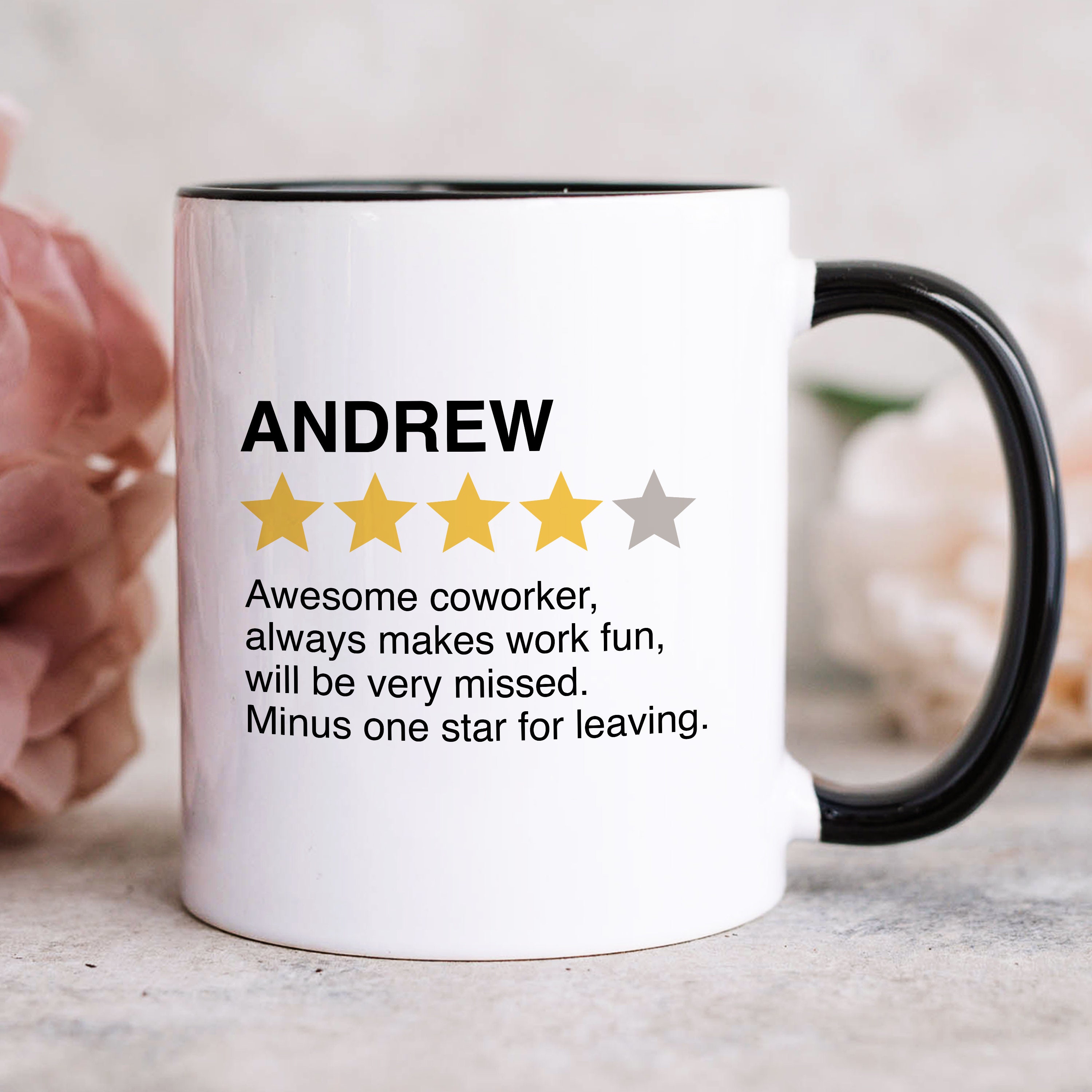 Tasse à Café « New Job Goodbye Good Luck » - Cadeau Pour Collègues