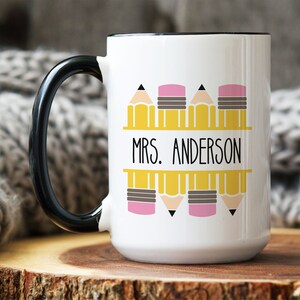 Teacher Appreciation Gift, Teacher Name Mug, Teacher Cup, Personalized Teacher Gift, Teacher Coffee Mug, Gift for Teacher,End of School Gift