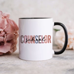 School Counselor Mug, School Counselor Gift, Gift for School Counselor, Guidance Counselor Mug, Counselor Gift, School Counselor Grad
