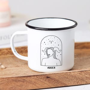 Aries Horoscope Mug: March-April Birthday Zodiac Gift, Astrology Coffee Cup image 7