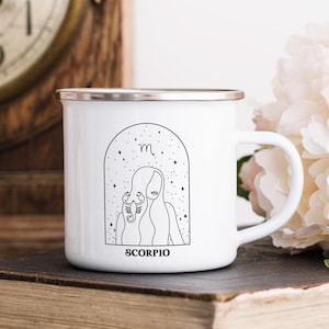 Scorpio Birthday Mug, Scorpio Zodiac Gift, October Birthday, November Birthday, Horoscope Mug,Astrology Mug,Scorpio Gift,Scorpio Mug for her image 4