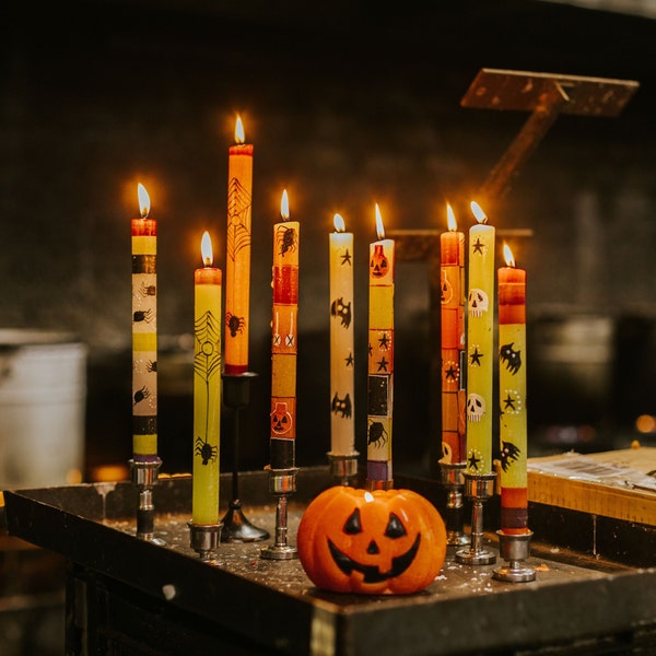 Halloween Candles Etsy