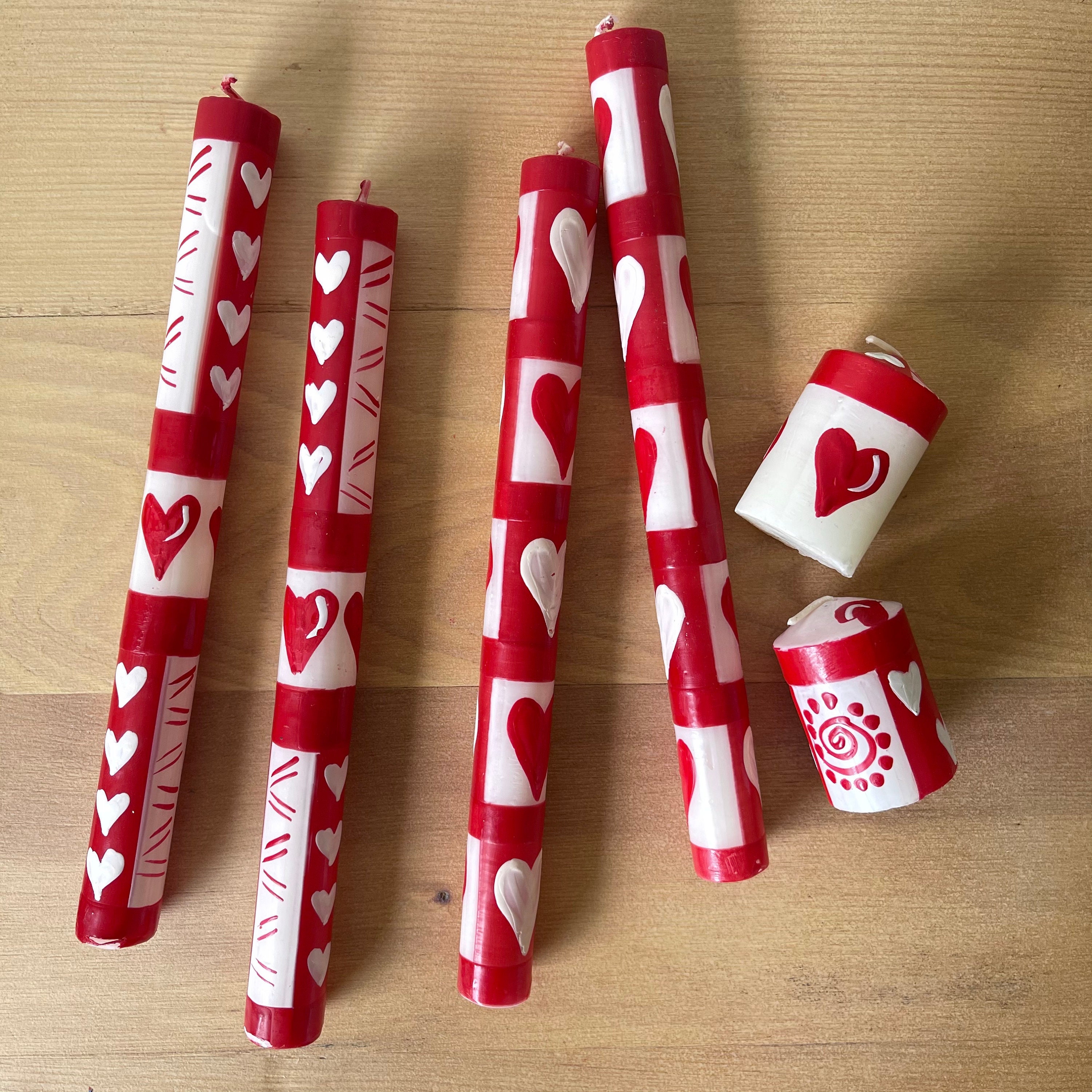 Valentine's Candles Etsy