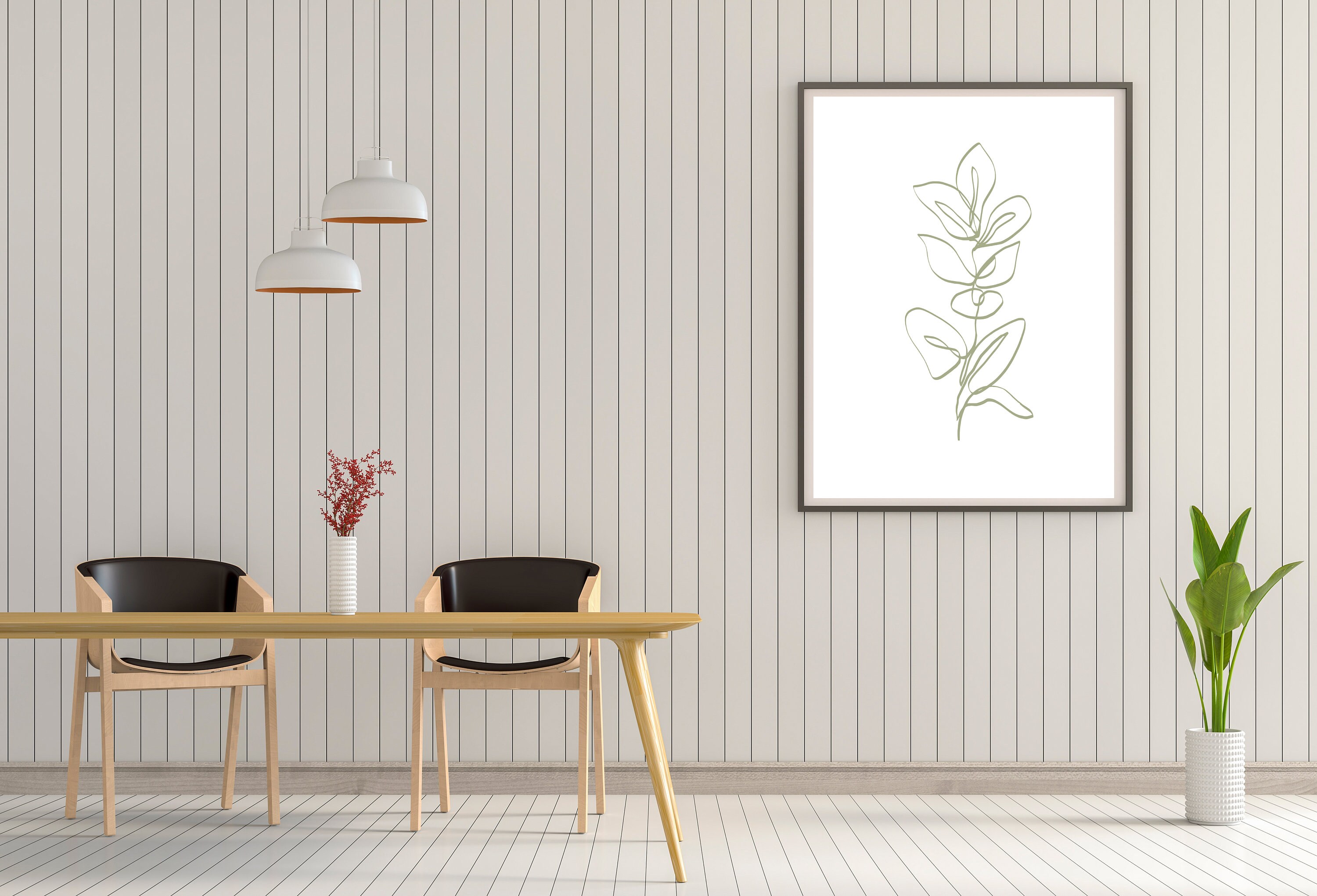Wall Décor Printable Art Minimal Abstract One Fine Line Art | Etsy