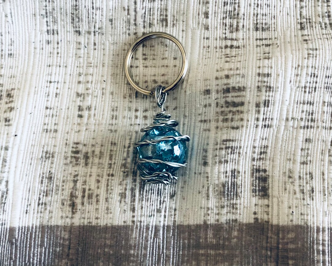 Cracked Marble Keychain - Etsy