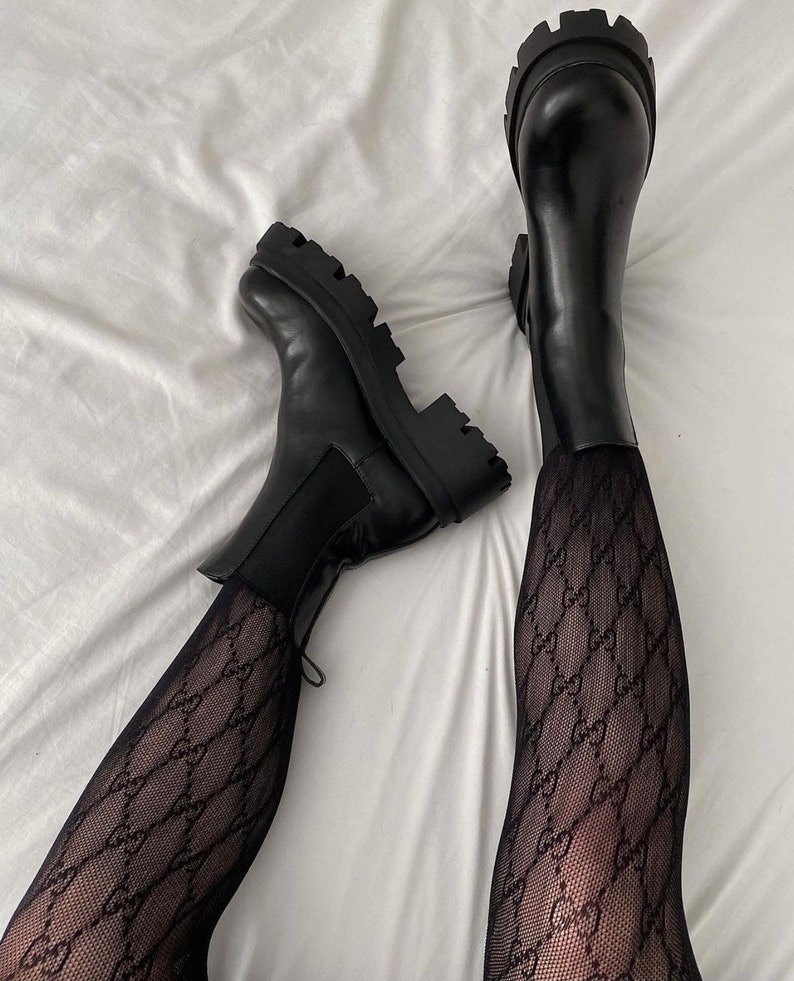 gg lace tights
