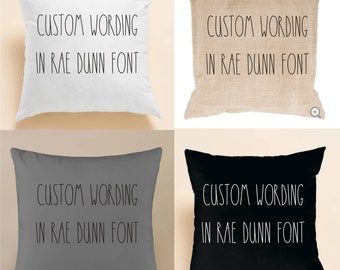 rae dunn pillows