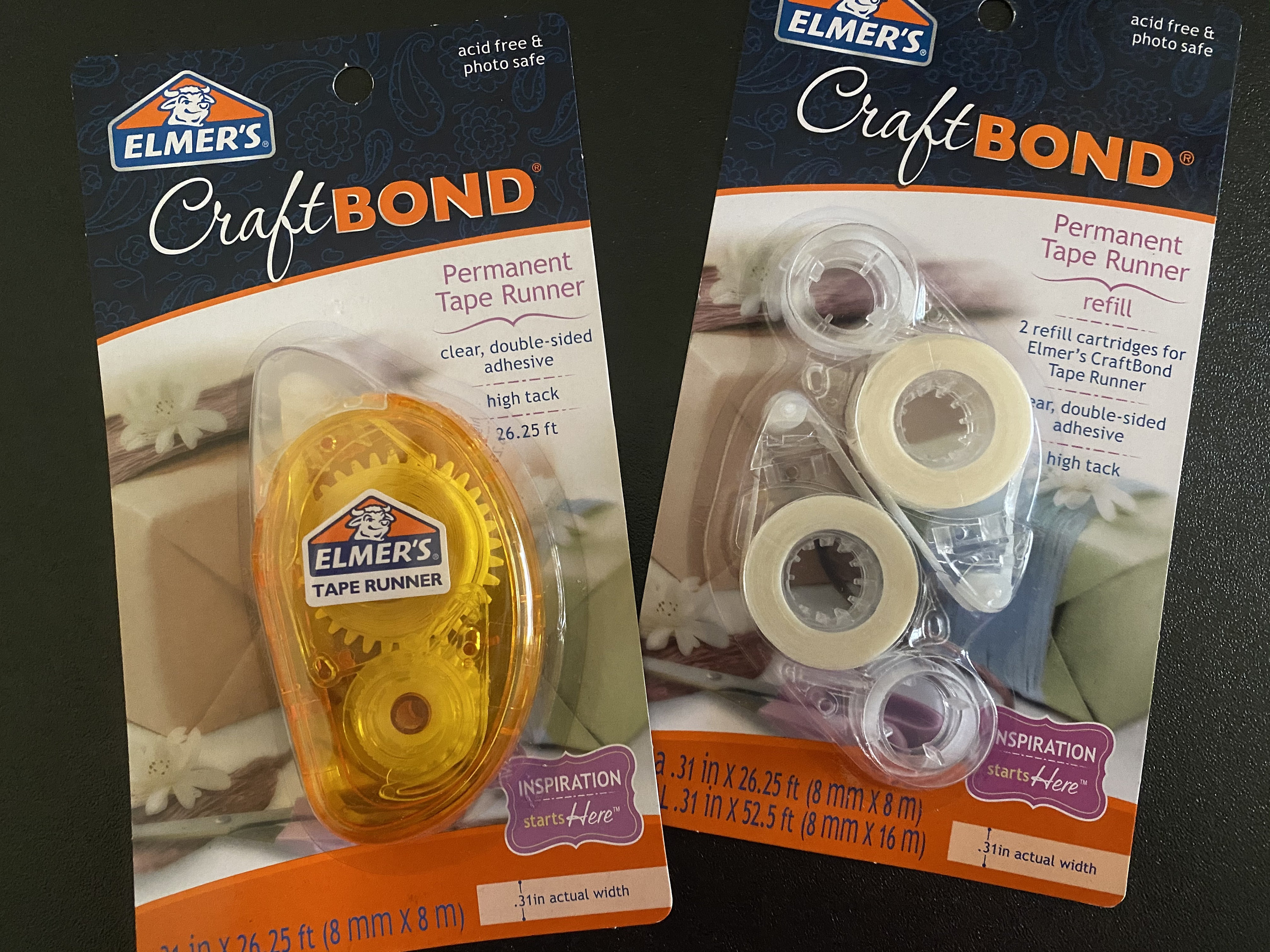 Elmers Permanent Tape Runner With Refill 2 Pack Etsy