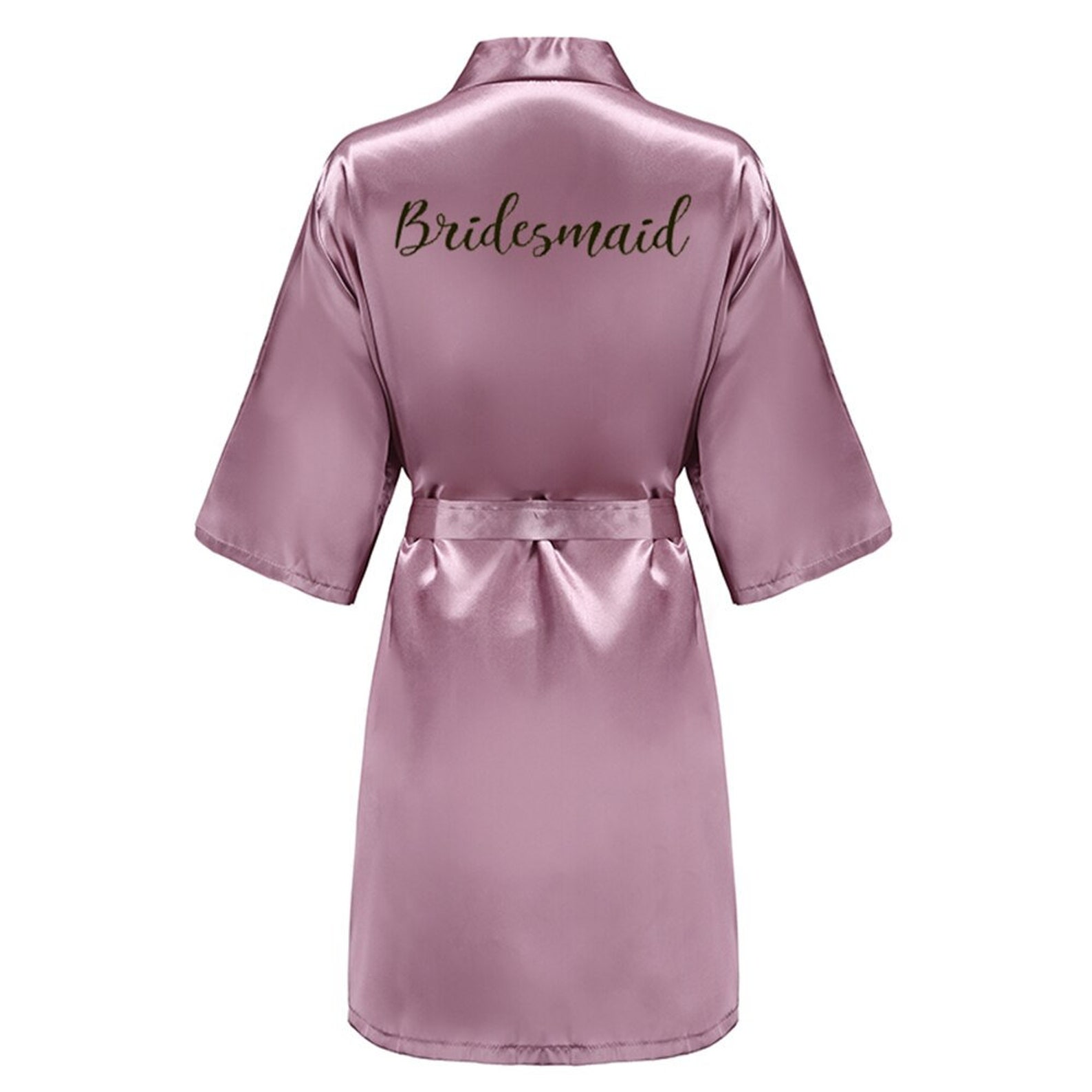 satin bathrobe