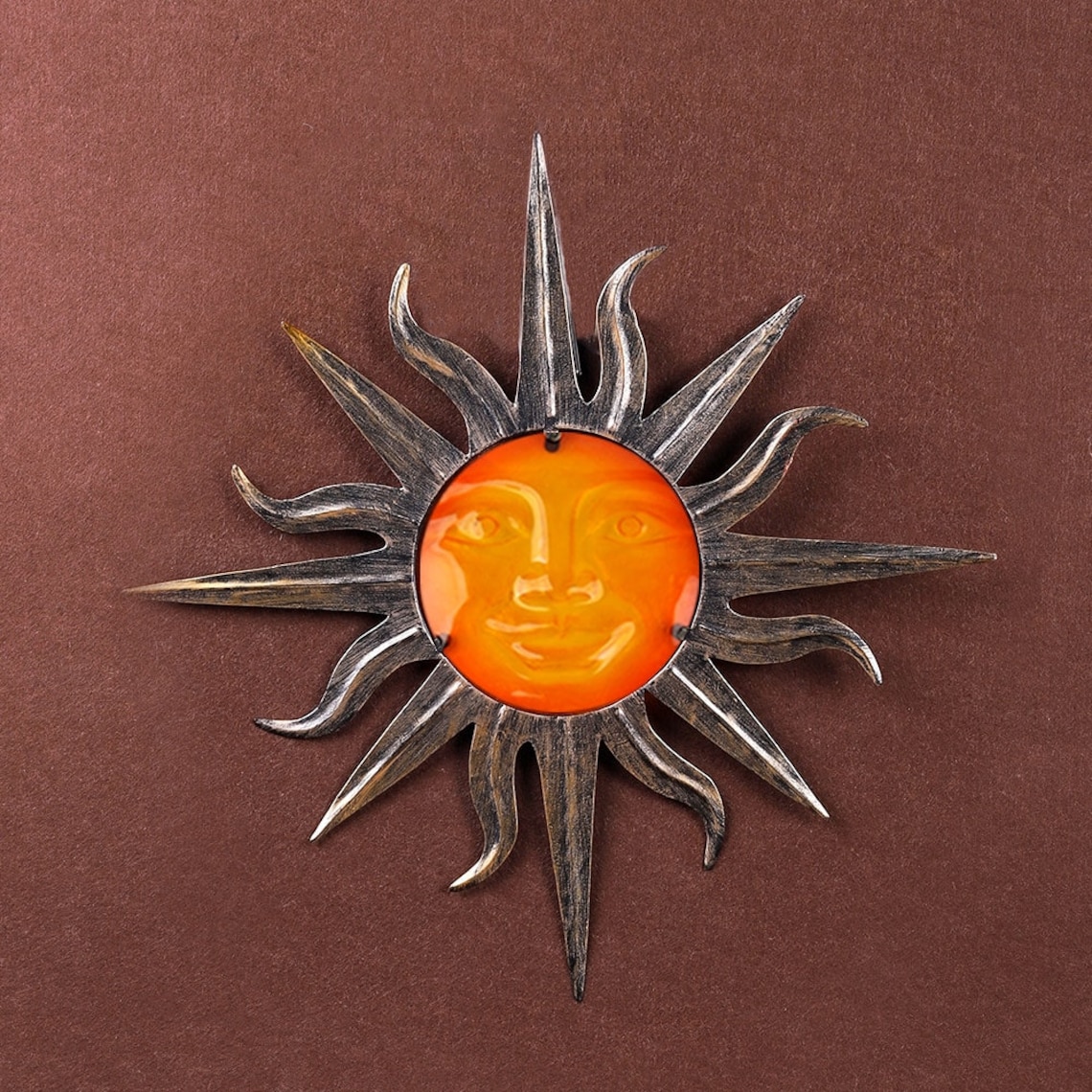 Vintage Metal Sun Wall Decoration Home and Garden Outdoor Etsy