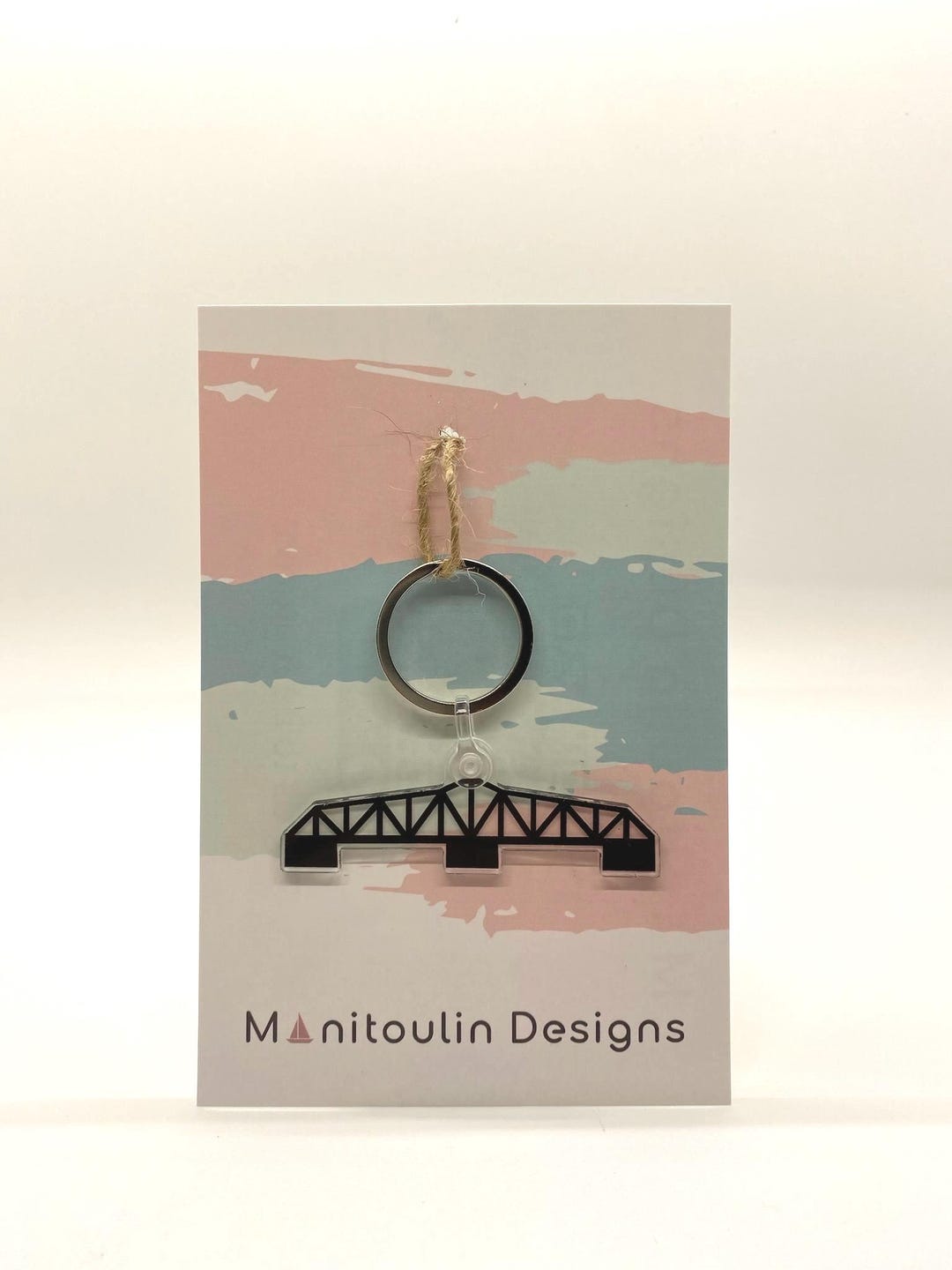 Bridge Shape Key Chain Swing Bridge Little Current Keychain - Etsy
