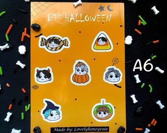 BTS Halloween stickersheet