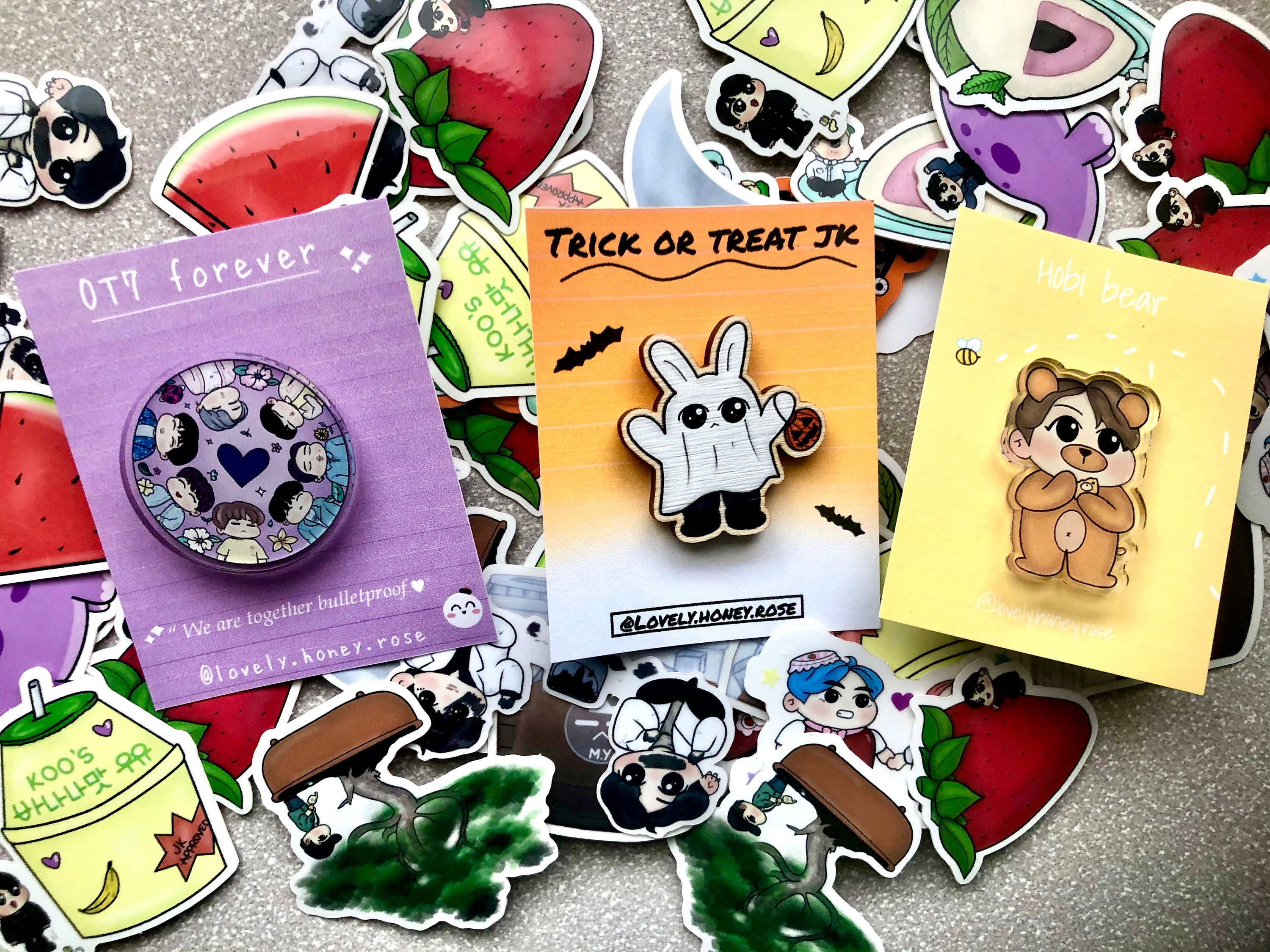 Mystery Bag (5 Random Stickers + 1 Random Pin) - Etsy