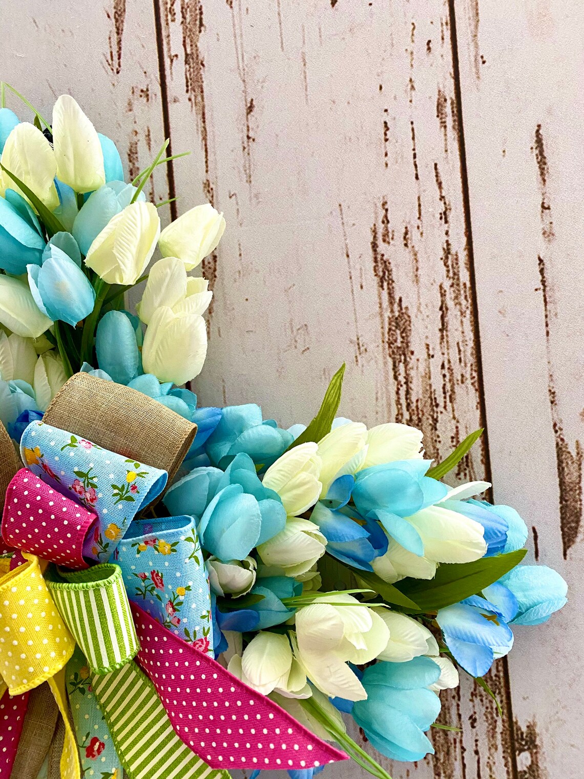 Tulip cross Funeral arrangement Flower wreath Funeral Etsy