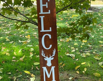 Deer Porch Sign Etsy