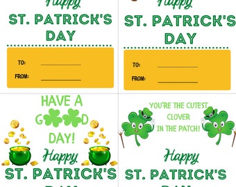 St Patrick's Day Gift Tags